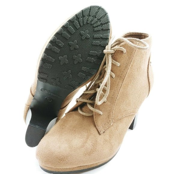 Forever Womens Program 33 Lace Up Ankle Boot 5 - Picture 5 of 10